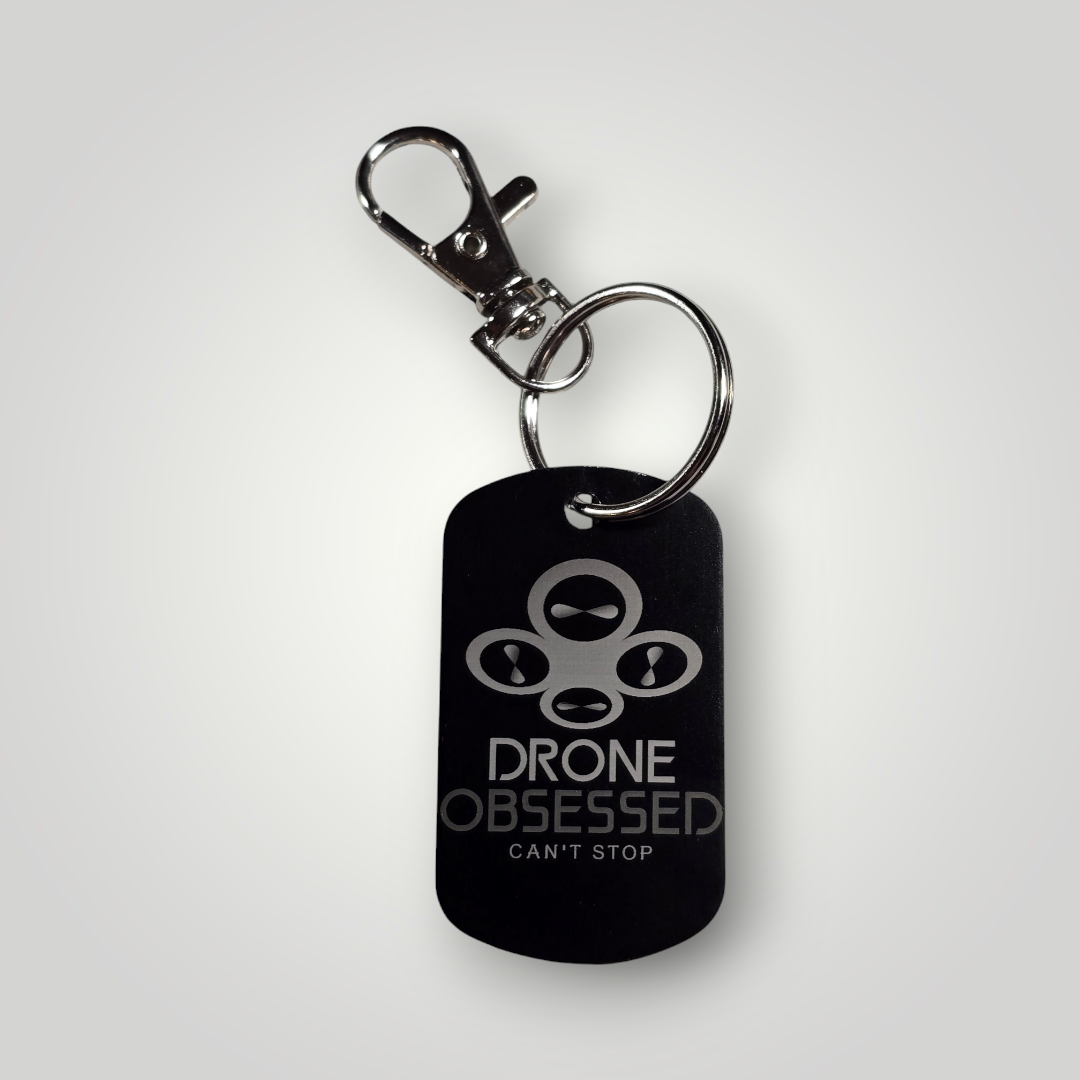 Metal Drone Key Chain