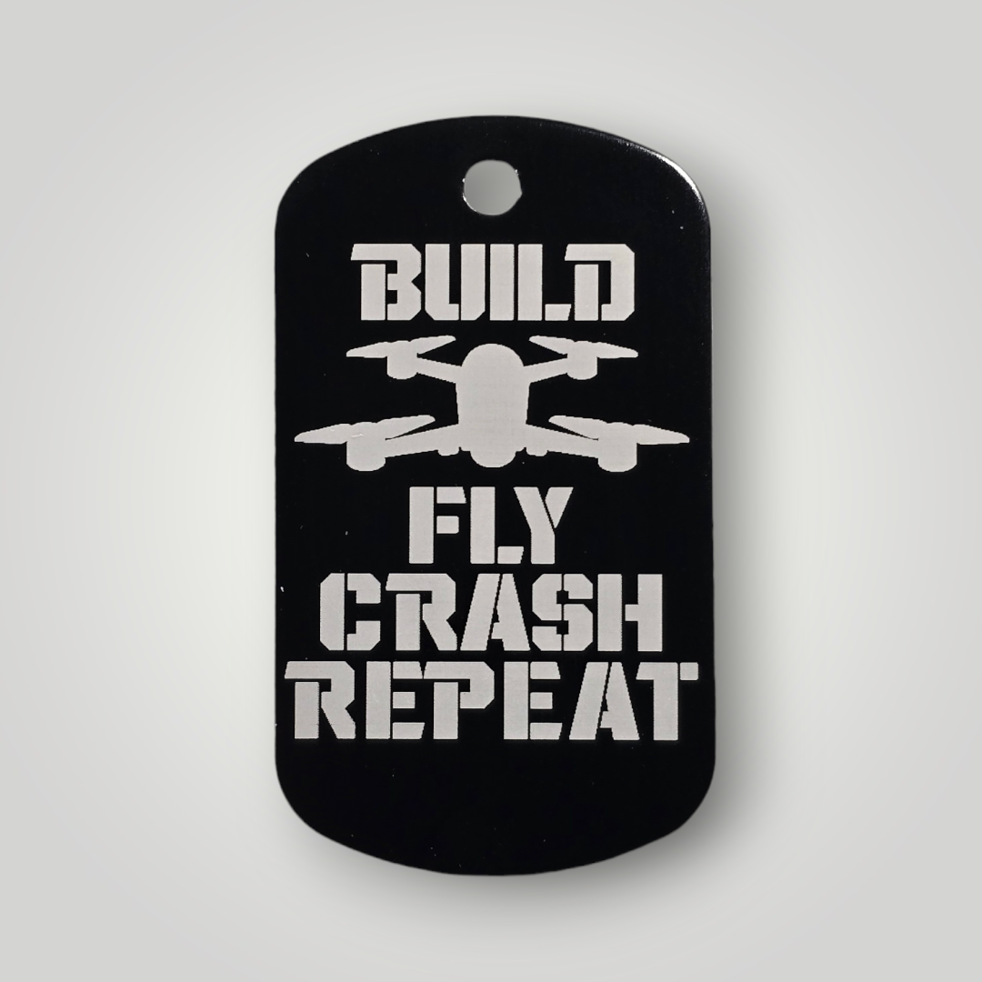 Metal Drone Key Chain