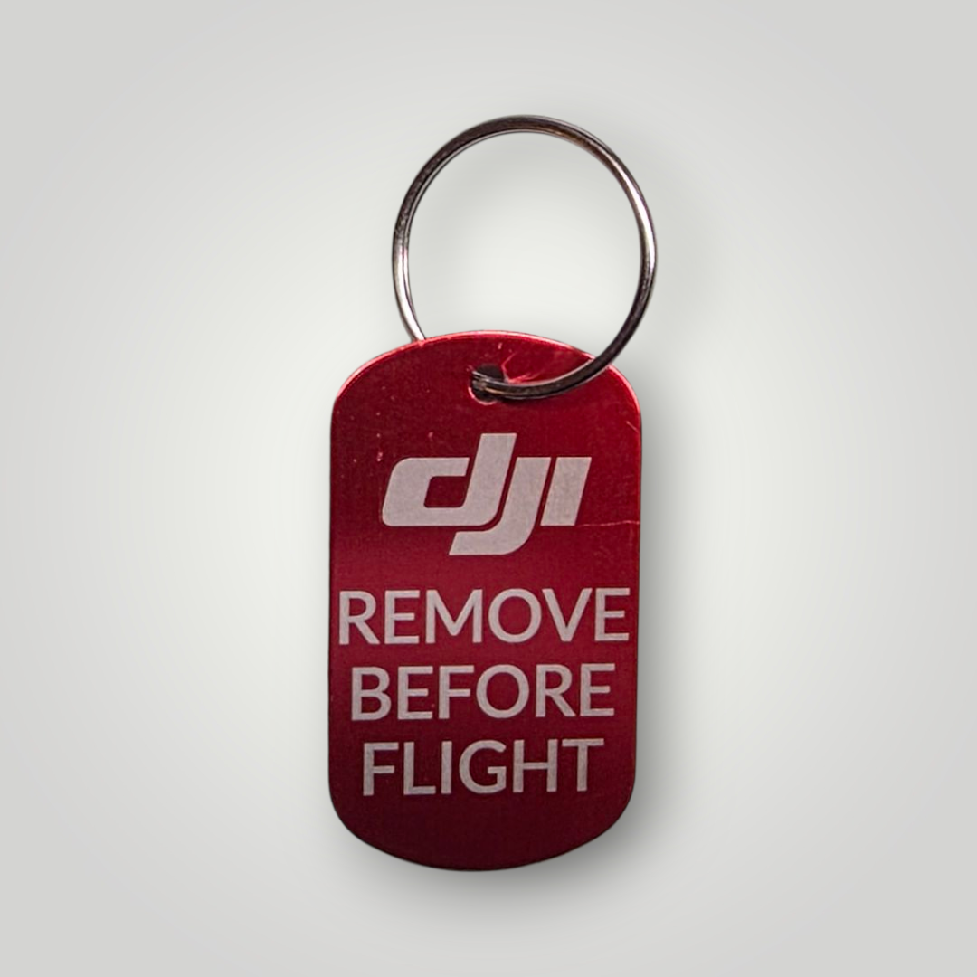 Remove Before Flight Key Ring