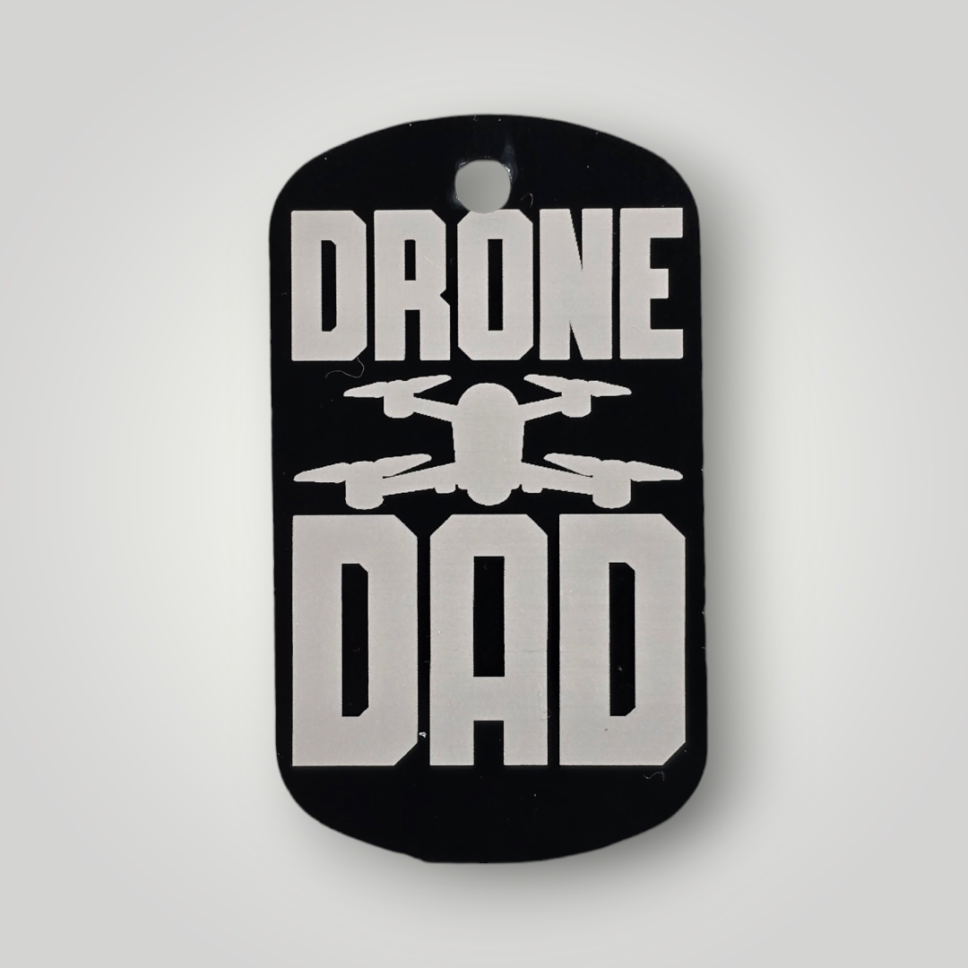 Metal Drone Key Chain