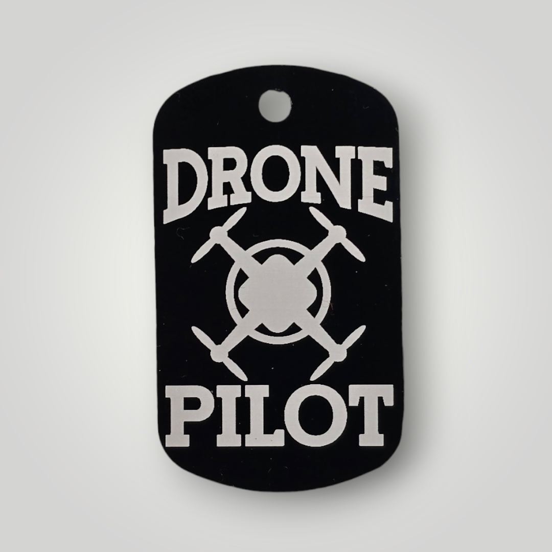 Metal Drone Key Chain