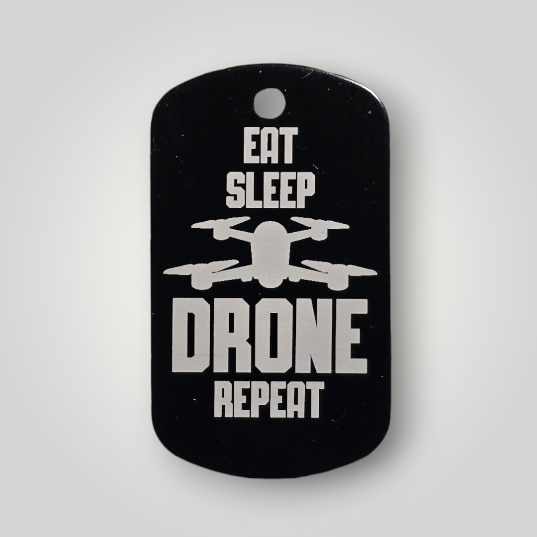 Metal Drone Key Chain