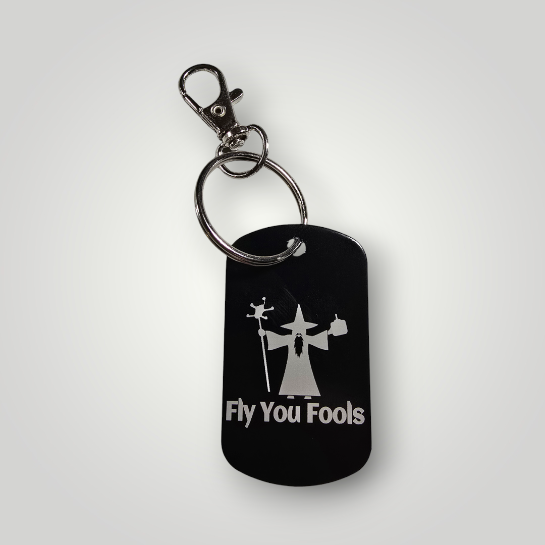 Metal Drone Key Chain