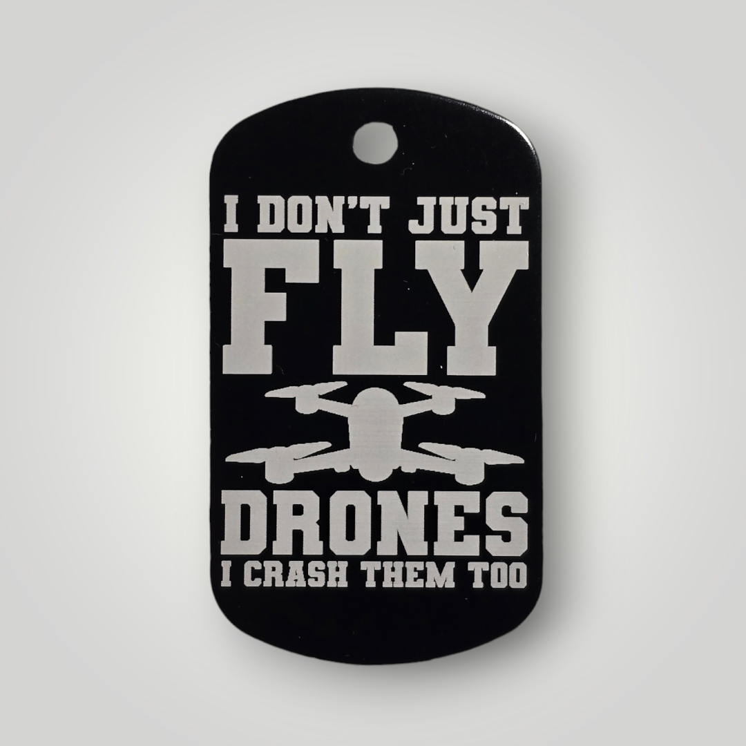 Metal Drone Key Chain