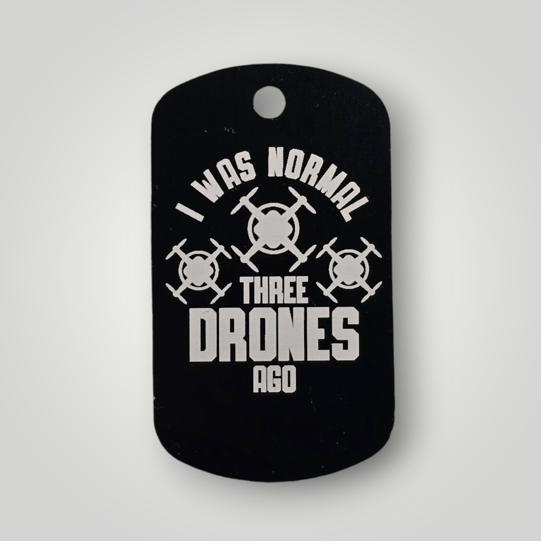 Metal Drone Key Chain