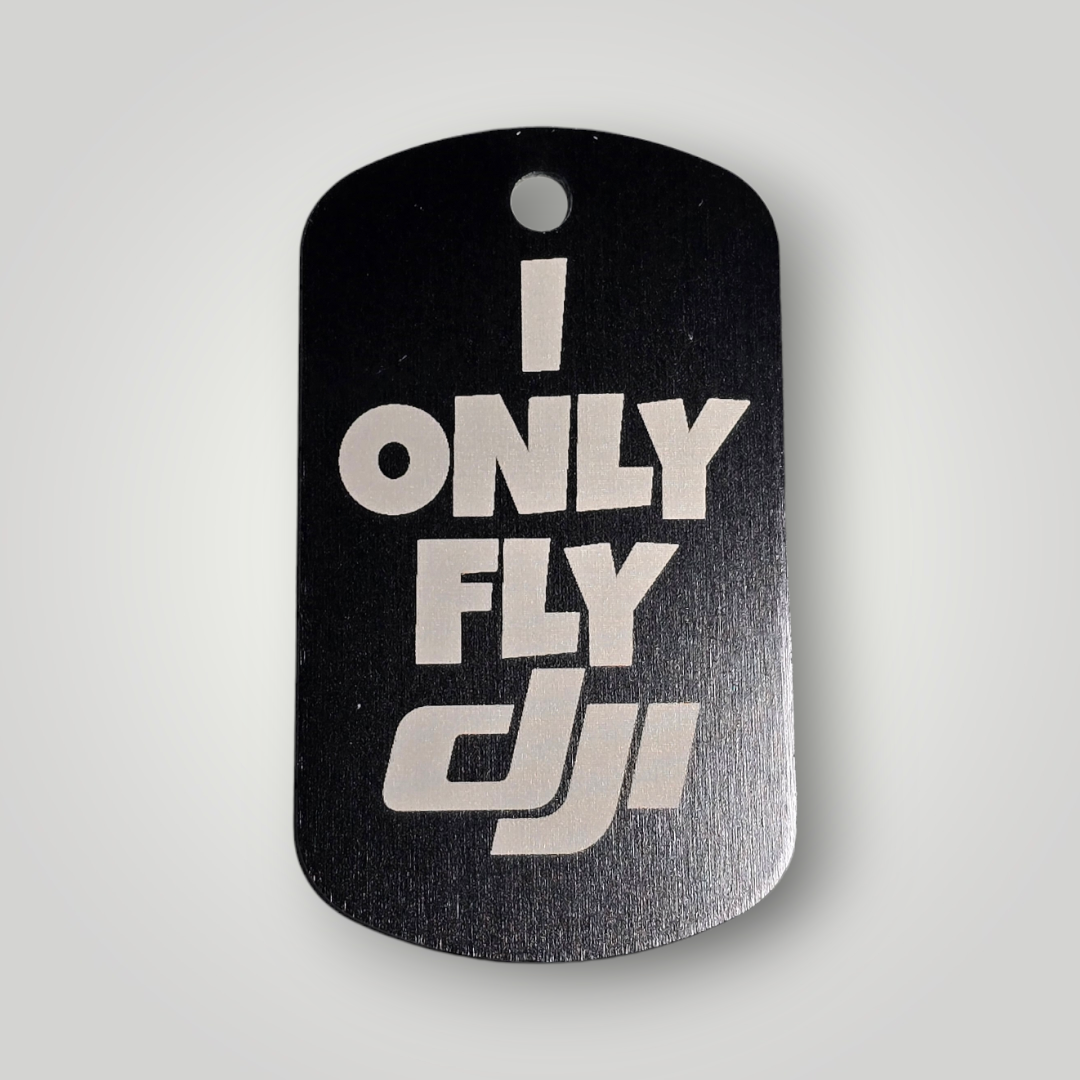 I Only Fly DJI Key Ring