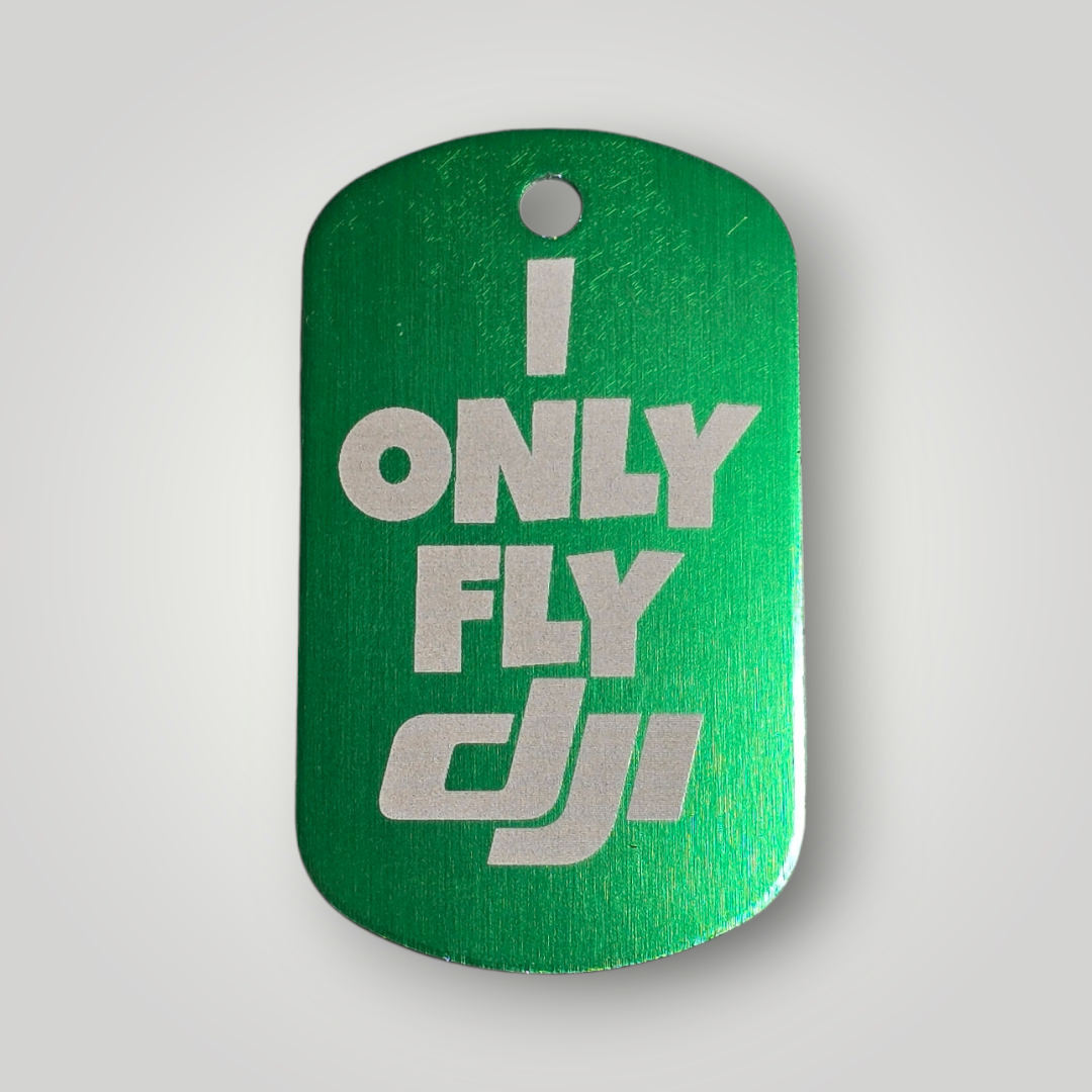I Only Fly DJI Key Ring