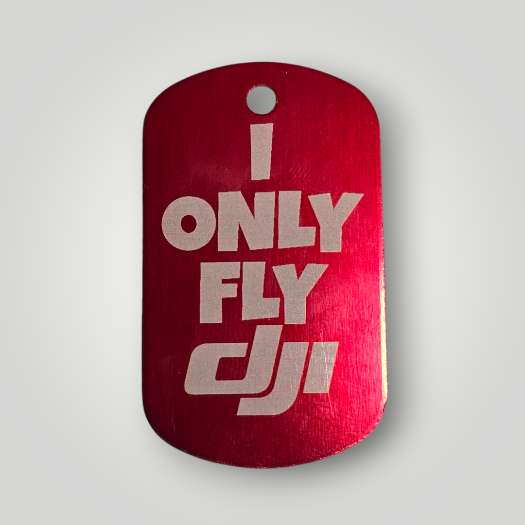 I Only Fly DJI Key Ring