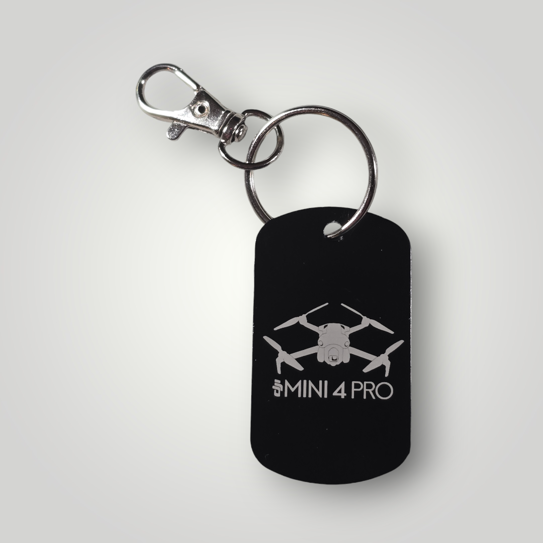 Metal Drone Key Chain