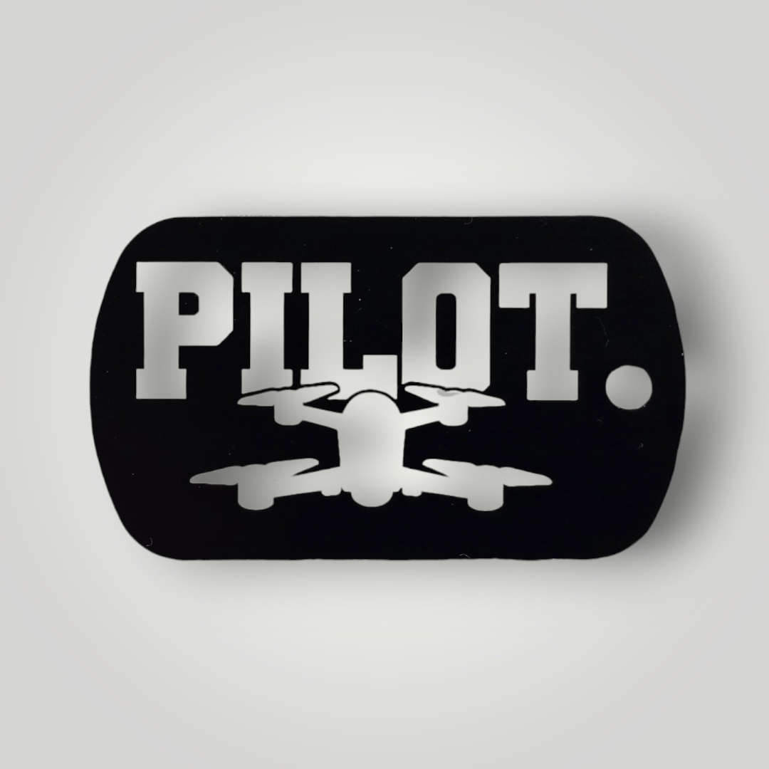 Metal Drone Key Chain