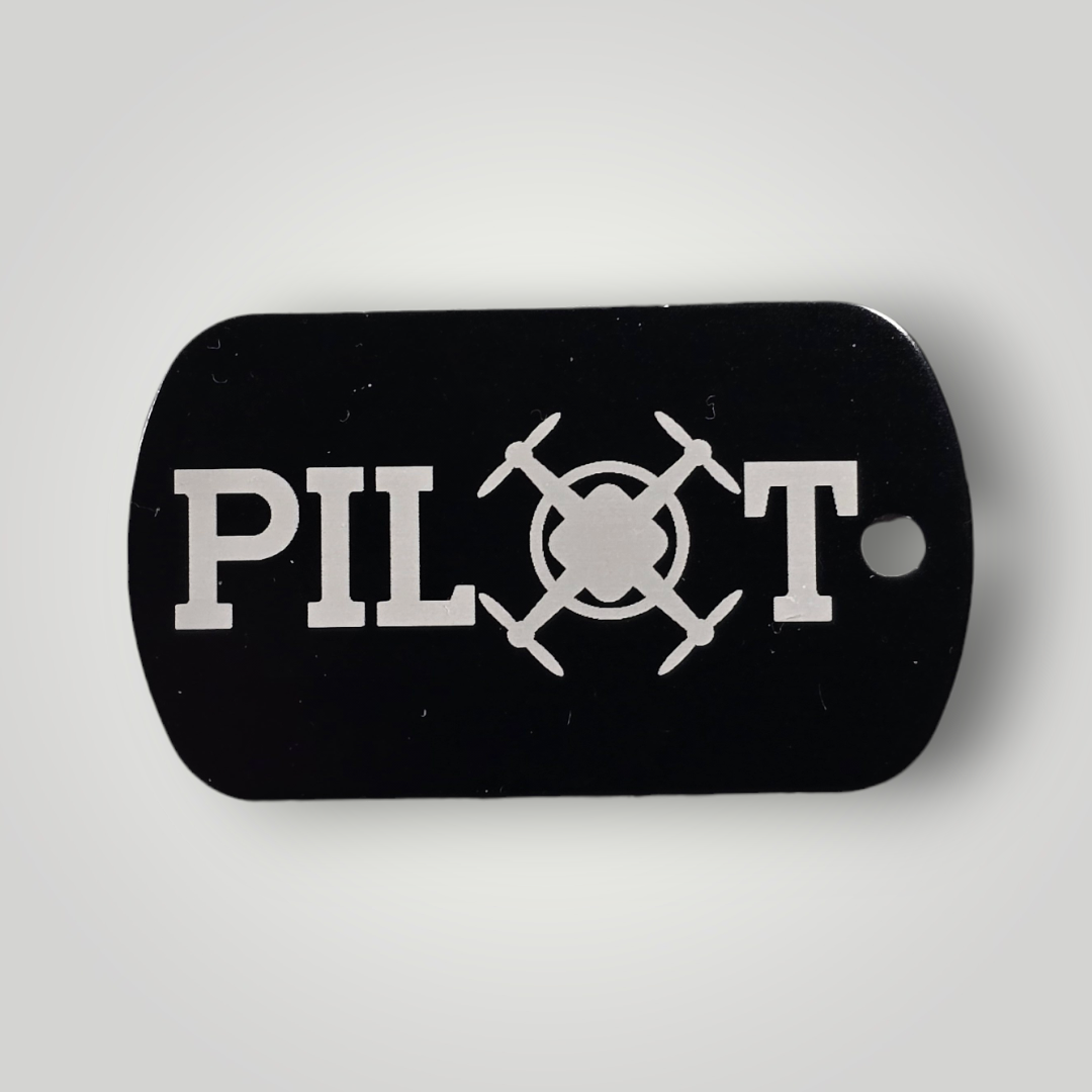 Metal Drone Key Chain