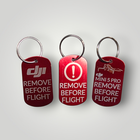Remove Before Flight Key Ring