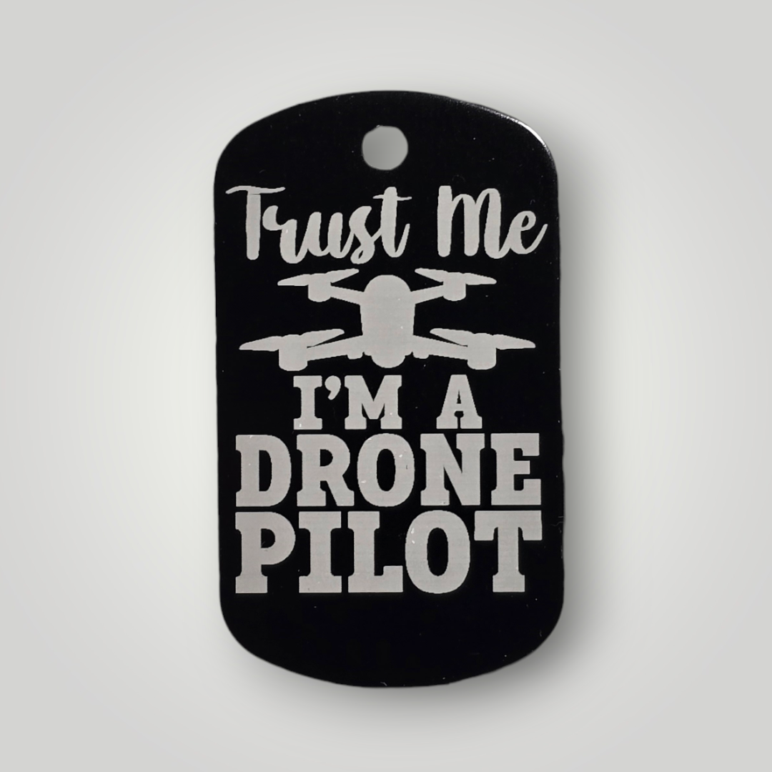 Metal Drone Key Chain