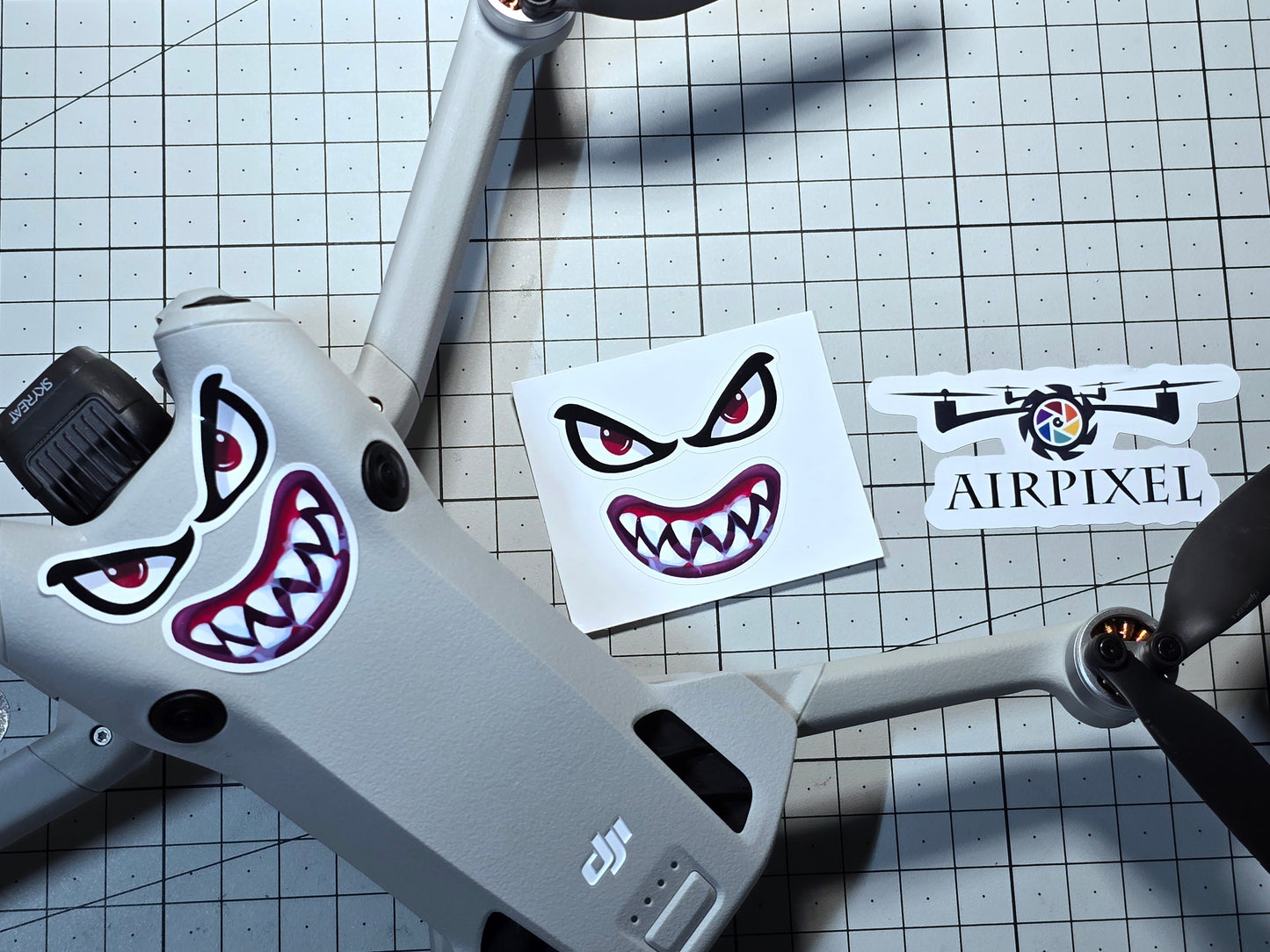 Angry Eyes Decal