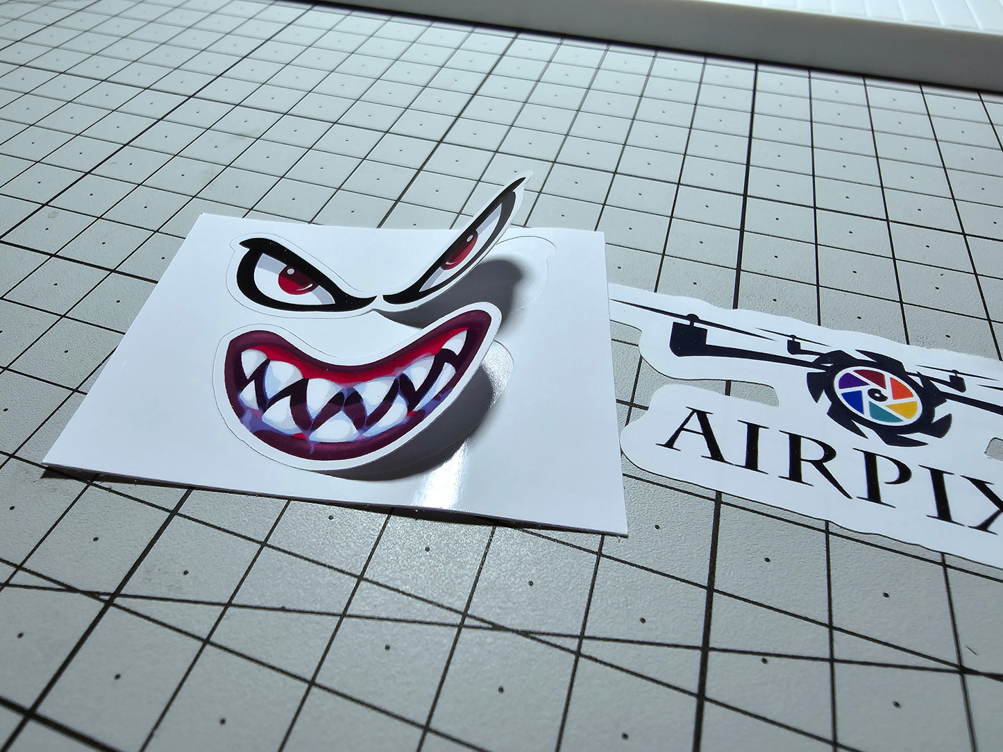 Angry Eyes Decal