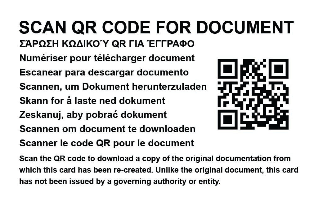 EASA Drone ID Card