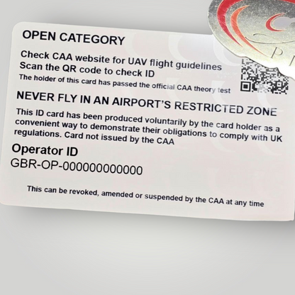 A1/A3 Flyer ID Card and Laminated Operator ID Sticker Bundle