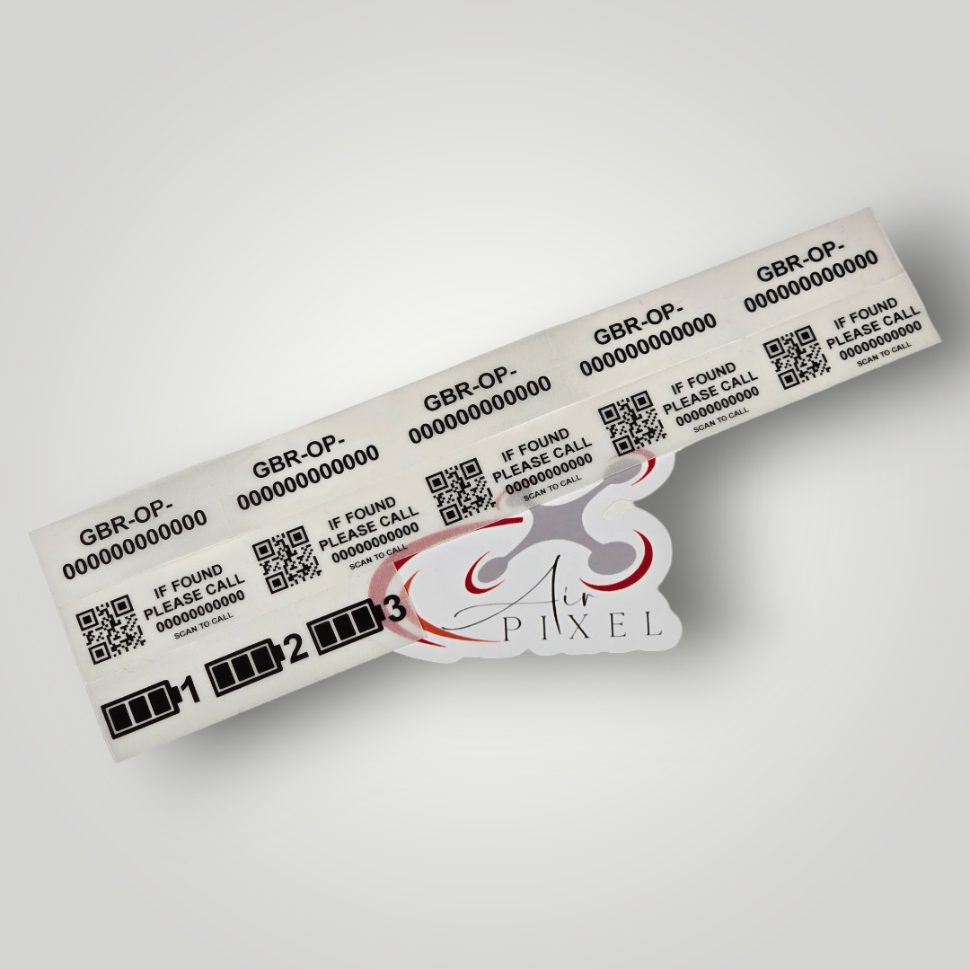 Laminated Operator ID Stickers | AirPixel