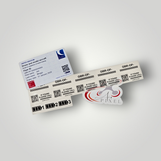 A1/A3 Flyer ID Card and Laminated Operator ID Sticker Bundle