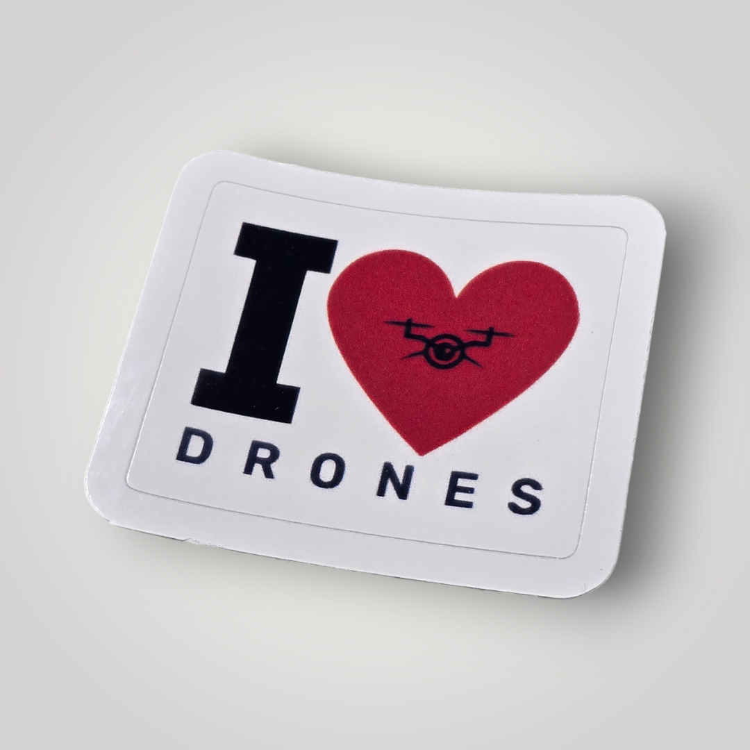 Love Drones Sticker Decal