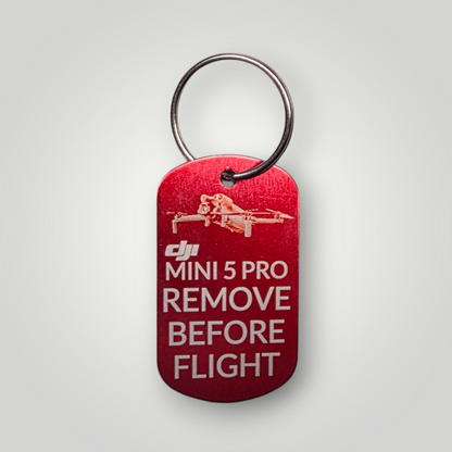 Remove Before Flight Key Ring