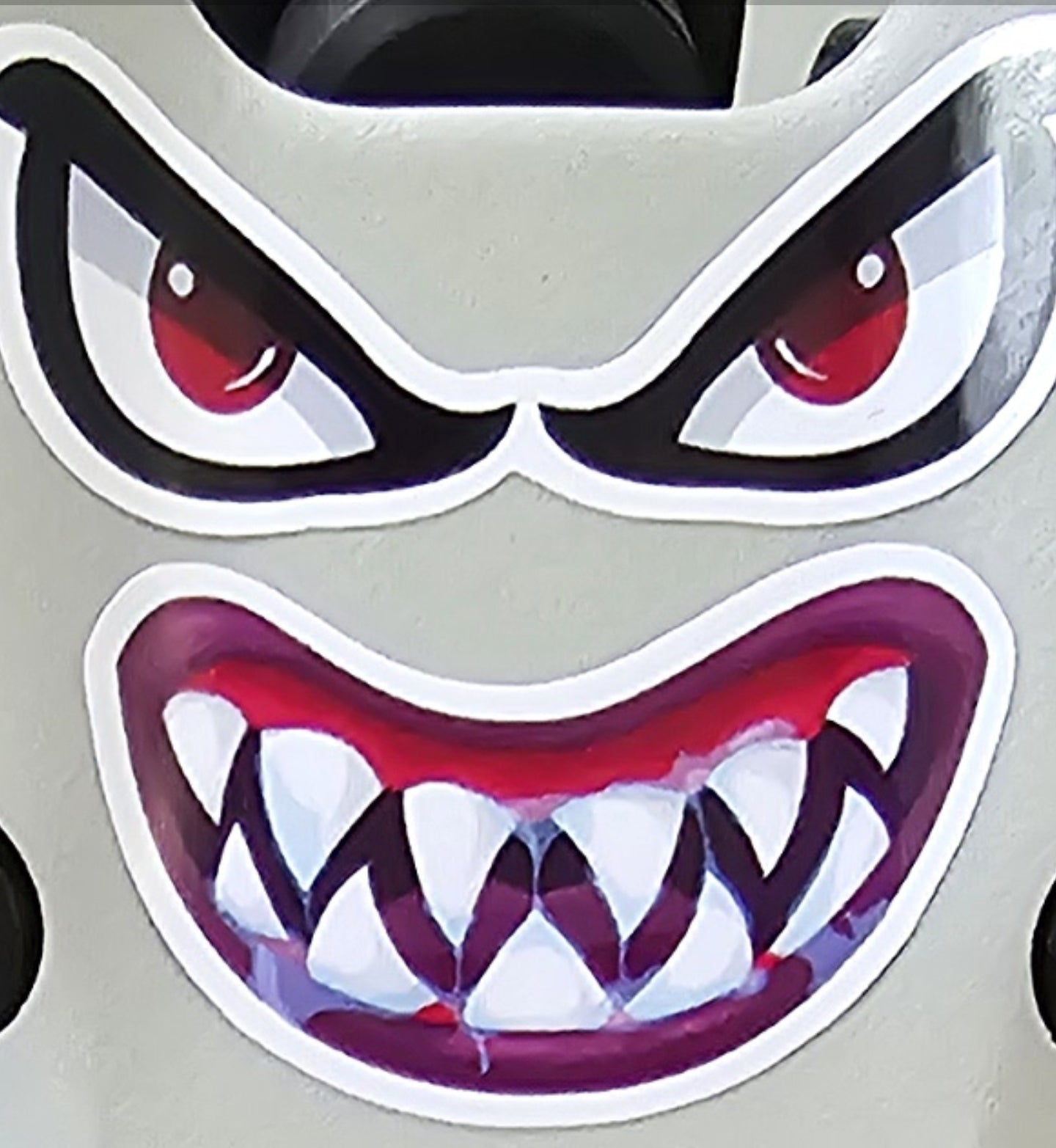 Angry Eyes Decal