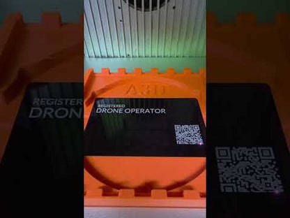 Personalised Metal Drone Operator ID and Flyer ID Card - CAA Registration