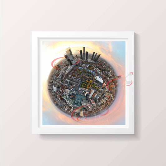 Manchester Skyline 360° Sphere Drone Capture